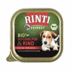 Rinti Bio Rind | 11x 150g Hundefutter Nass Mit Viel Fleisch