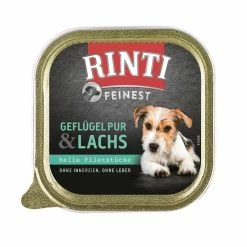 Rinti Feinest Geflügel & Lachs | 11x 150g Nassfutter Für Hunde
