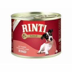 Rinti Gold Rindstückchen | 12x 185g Hundefutter Kleine Rassen