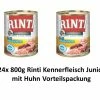 [Paket] Rinti Kennerfleisch Junior Huhn | 24 X 800g Hundefutter Vorteilspack -Hundefutter Geschäft Rinti Kennerfleisch Junior Huhn 12x 800g Hundefutter nass 212776 1