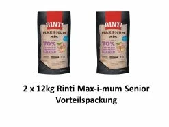 [Paket] Rinti Max-i-mum Senior | 2x 12kg Hundetrockenfutter Vorteilspack
