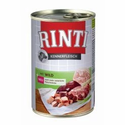 Rinti Pur Kennerfleisch Wild | 24x 400g Hundefutter Nass