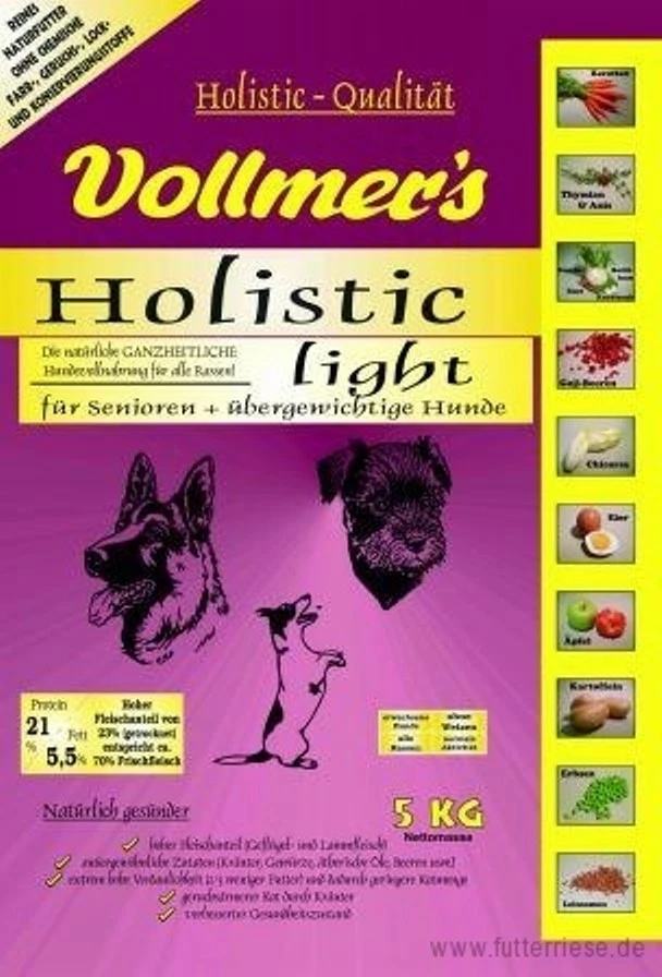 Vollmer´s Vollmers Holistic Light | 15kg Hundetrockenfutter 3 Vollmer´s Vollmers Holistic Light | 15kg Hundetrockenfutter