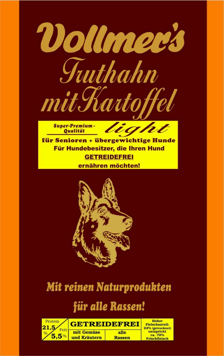 Vollmer´s Vollmers Truthahn Mit Kartoffel Light | 5kg Hundefutter 3 Vollmer´s Vollmers Truthahn Mit Kartoffel Light | 5kg Hundefutter